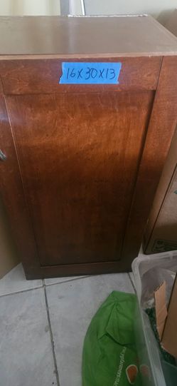 Shaker Solid Wood Cabinet 16x30x13