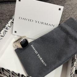 David Yurman Streamline Signet Cushion Ring 