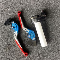 Racing Brake Levers & Throttle Assembly