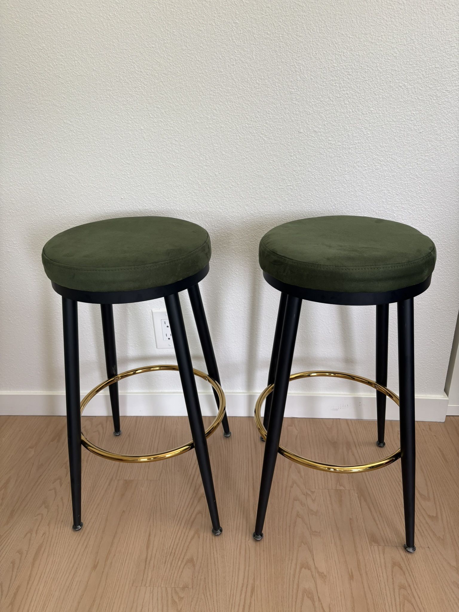 Bar Stools 26 Inch (black, Green)