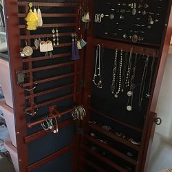 5ft tall mirror stand jewelry organizer