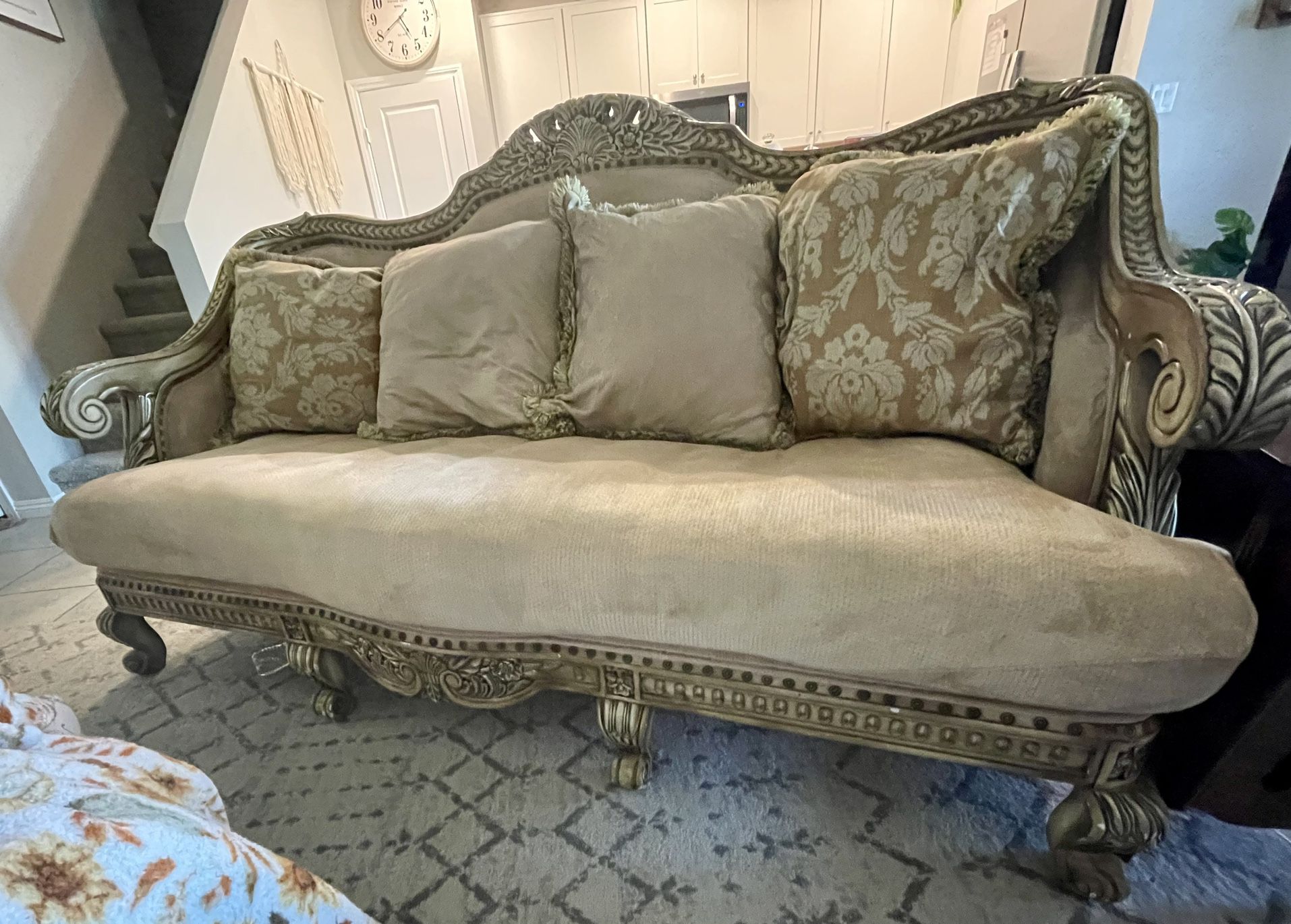Beautiful French Provincial Sofa! One Of A Kind!!