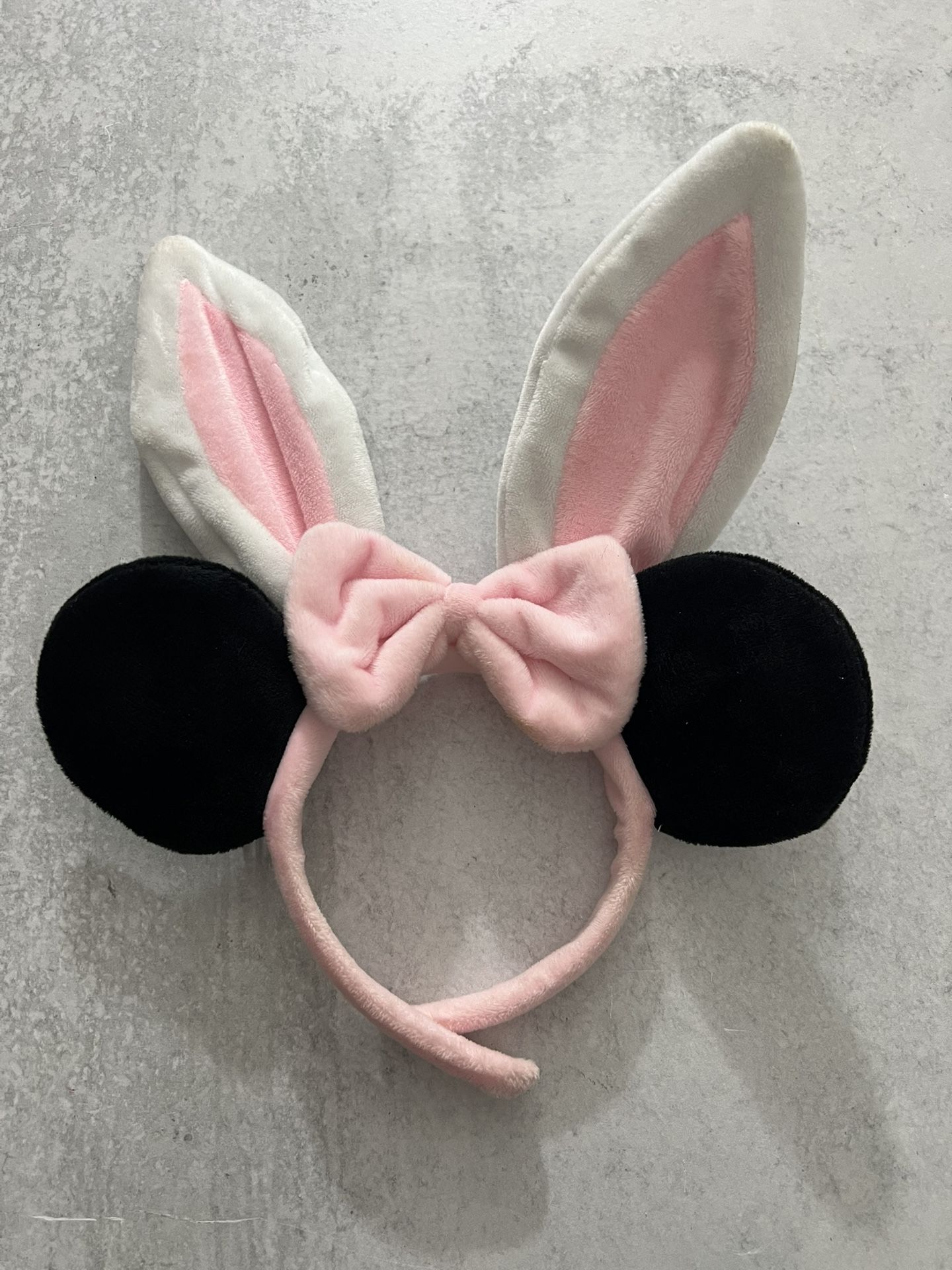 Easter Bunny Disney Minnie Mouse Ears Pink/White Kids Headbands