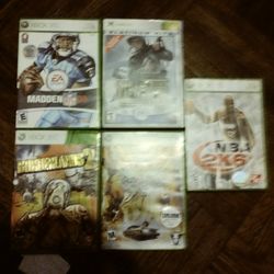 Xbox 360 games $5 each