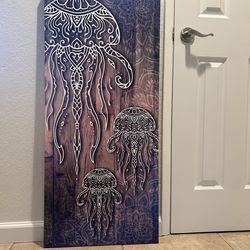 Wall Mounted Stretched Canvas All Info In Description & Photos