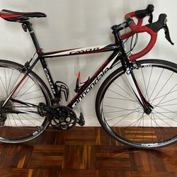 Black And Red Caad 8 Cannondale Road Bike  