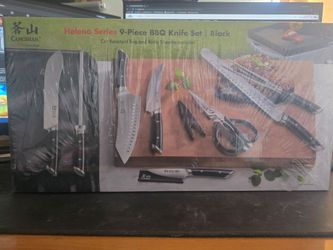 Cangshan Helena Series 9 Piece BBQ Knife Set