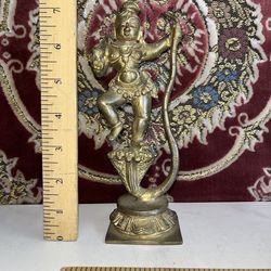 Old Heavy Bronze Deity Sculpture