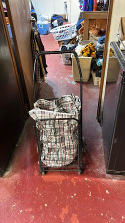 Flea market cart with bag