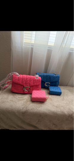 Coach Quilted Crossbody Bags and Wallets Set