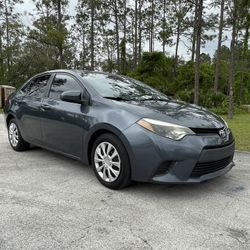 2014 TOYOTA COROLLA

WORK PERFECT
LOW PRICE

186k Miles
Backup Camera
Clean Title
Impeccable Interior
Automatic
Cold A/C Unit

407-799-1171
ORLANDO FL