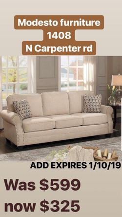NEW SOFA WITH PILLOWS!