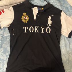 Black,White,Red “Tokyo” Polo Ralph Lauren Size M
