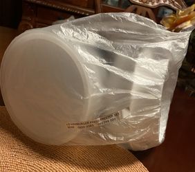 Tupperware, Hamburger press freezer set black and white (New)