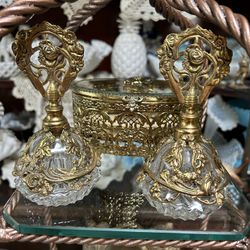 Antique Filagree German Perfume Decanter