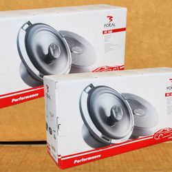 Focal Performance Car Speakers 2 Sets 6 1/2 Inch 2-Way Coaxial Speaker System 240 Watts Package PC 165 🚨 Payment Options Available 🚨 No Credit Neede