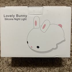 Bunny Lamp Night Light for Kids, 16 Colors Kids, TapControl+Rechargeable+Remote