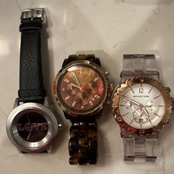 michael kors watches and bracelet