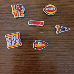 Lot Of 6 Croc Charms Kansas City Chiefs 