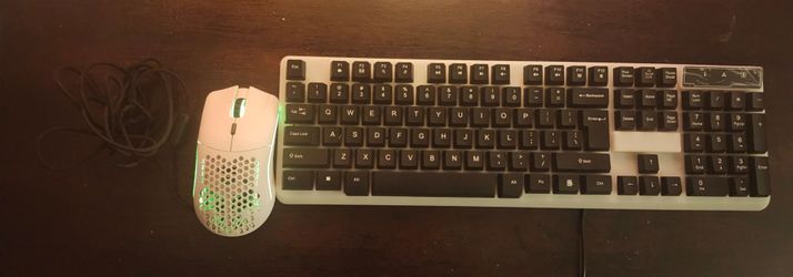 Keyboard and RGB Gaming Mouse Combo
