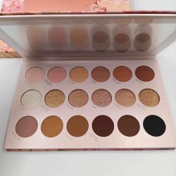 Lunar Beauty Nude Prism Eyeshadow Color Palette 18 Warm Shades  Full Size