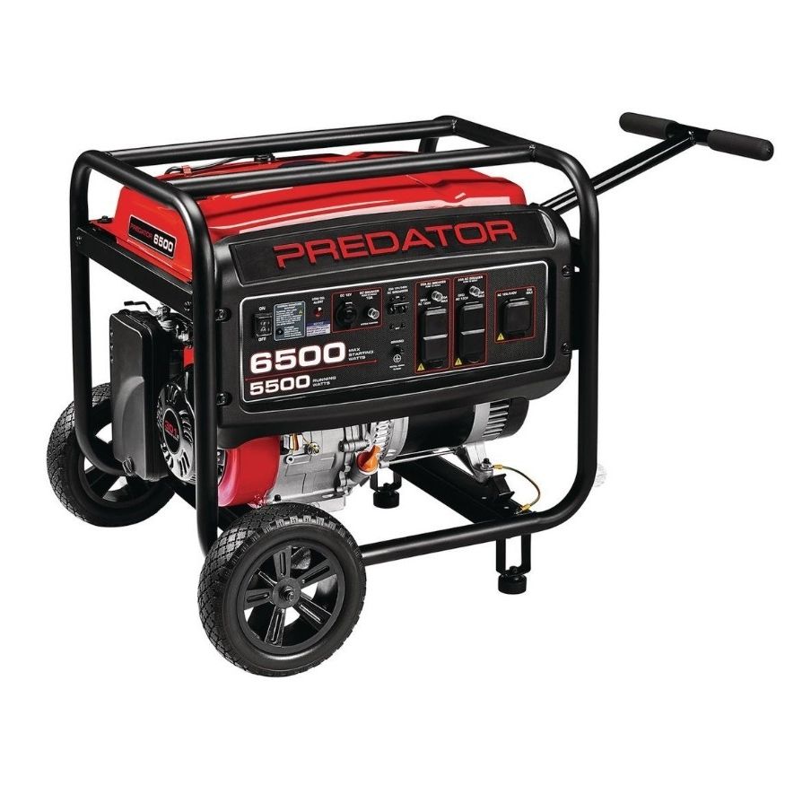 PREDATOR 6500 Watt Gas-Powered Portable Generator with CO SECURE ...