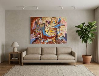Large Original Female Abstract Painting
