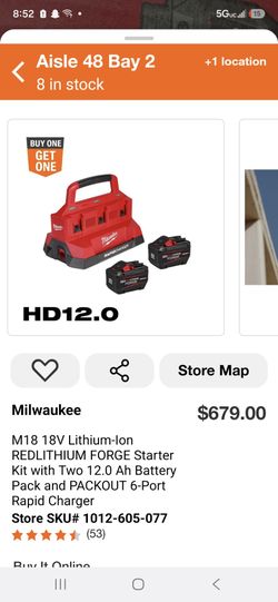 REDLITHIUM FORGE HD12.0 DUAL BATTERY STARTER KIT