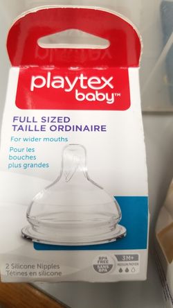 Playtex baby silicone nipples