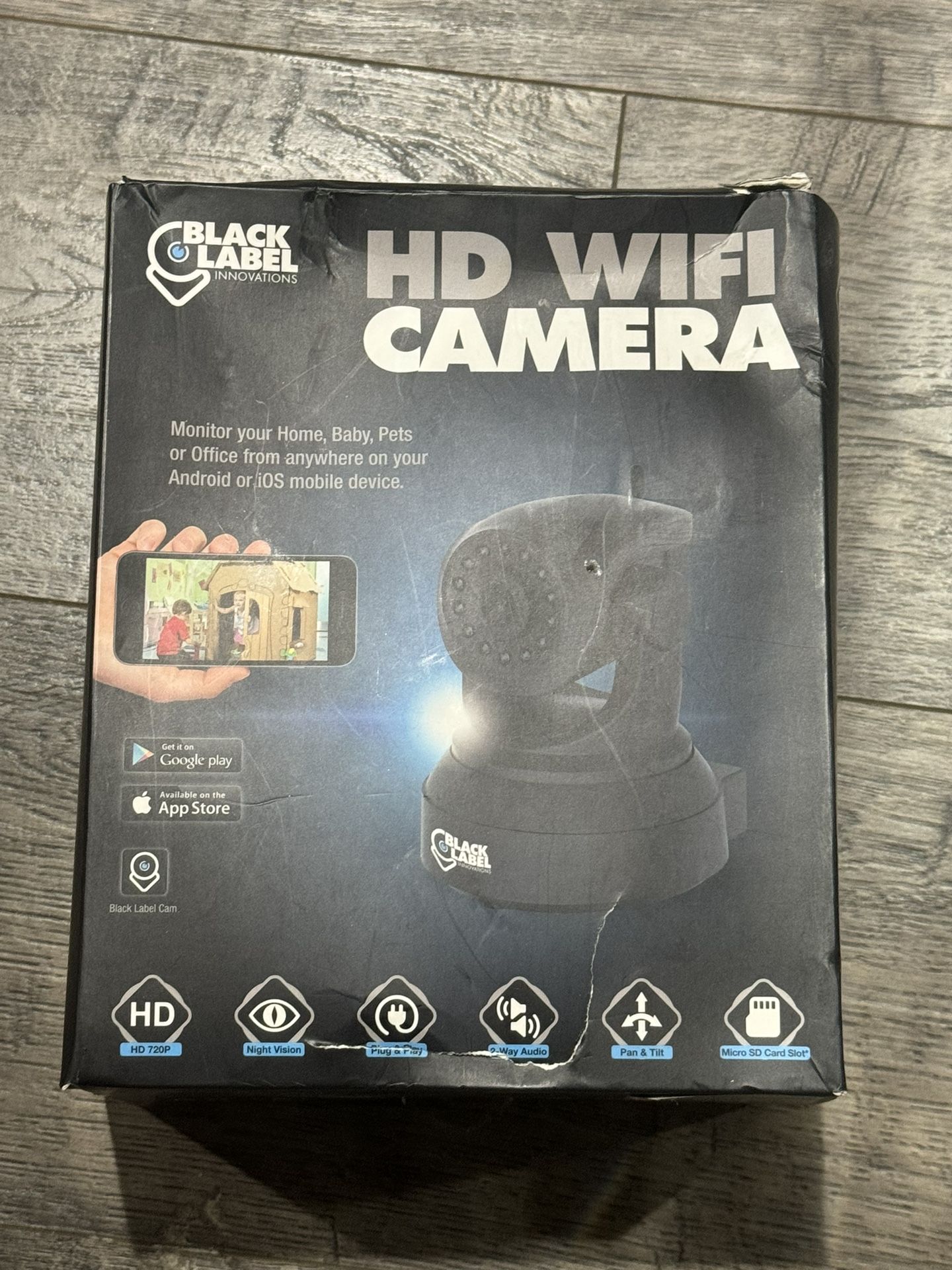 New inbox, HD Wi-Fi camera still sealed