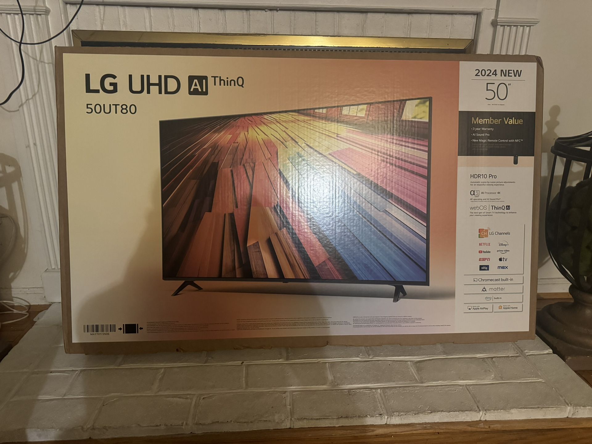 50 INCH AI Powered lG TV 2024 Version