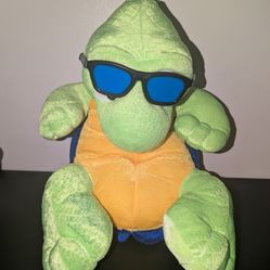 Large and small plushies