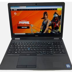 Fast! Dell 16" Touchscreen WorkStation Quad Core Intel CPU 16 GB RAM 1000 GB HD Webcam HDMI WiFi Bluetooth Windows 10 Professional 