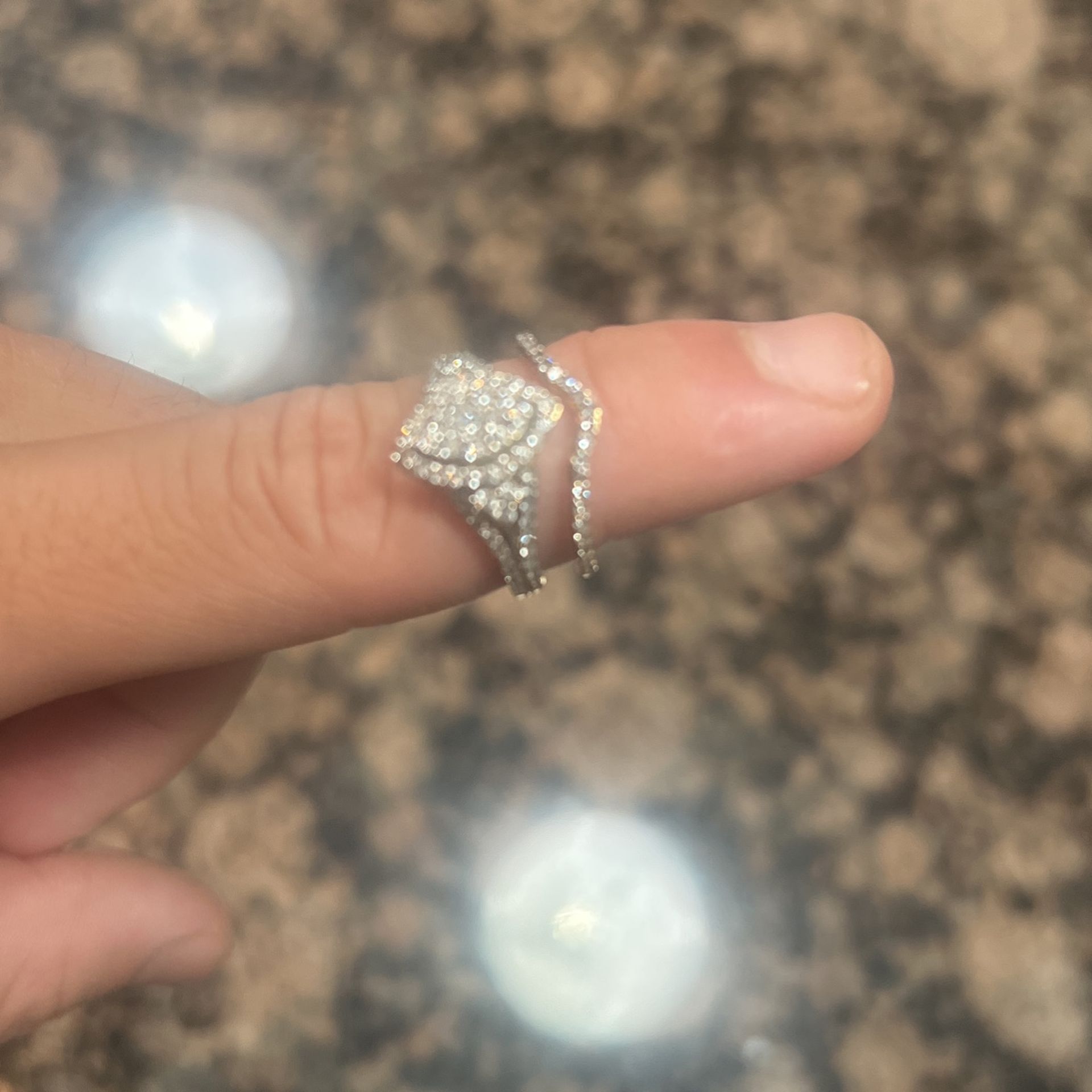 Wedding And Engagement Ring 