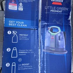 Bisell carpet, rugs and furniture cleaner.