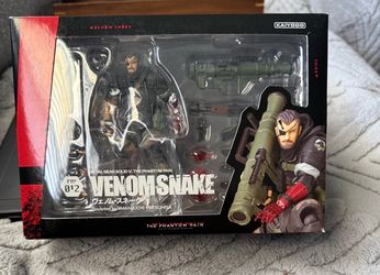 Metal Gear Solid 5 P.P Venom Snake Figure Kaiyodo Micro RM12 Revoltech Yamaguchi