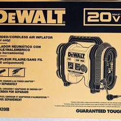 Inflador de neumáticos DEWALT