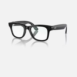 Ray ban meta wayfarer clear lens glasses