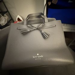Gray Katespade Bag 