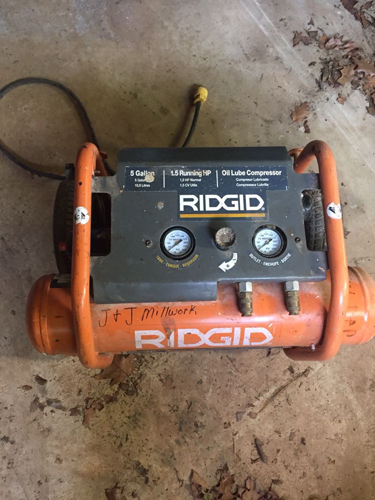 Rigid Air Compressor/5gal 