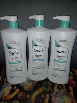 Suave Calming Relief Prebiotics Lotion 3-Pack