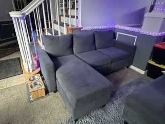 L-shape Sectional And Ottoman
