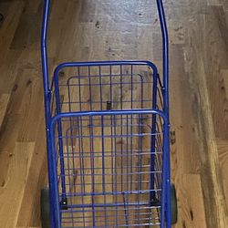 Blue Mini Granny Shopping Cart Free 