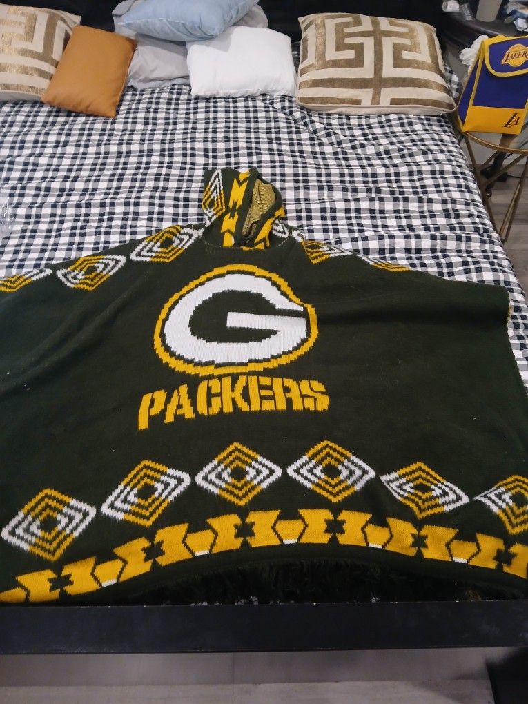 Packers Poncho Xl
