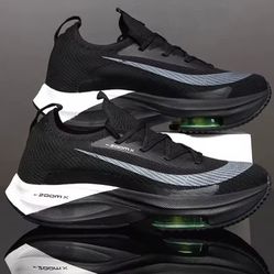 Size 39 Air Cushion Sports Shoes Men Breathable Lace Up Knit Sneakers 