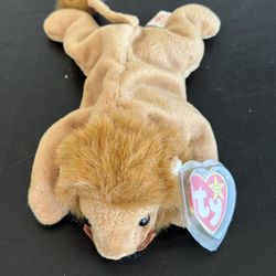 TY Beanie Baby Lion Named Roary 