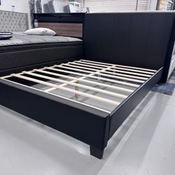 Black Platform Bed Frame Brand New! 