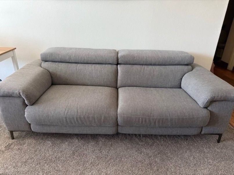 Tilin Grey Power Recliner Sofa 