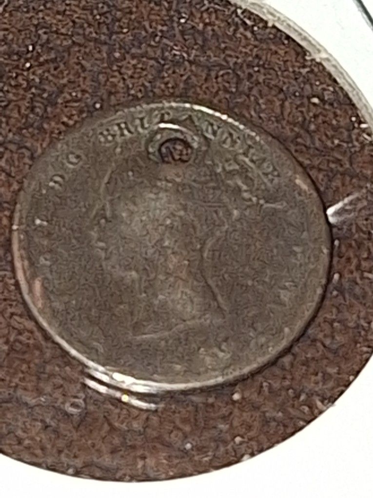 1844 Great Britain 1/2 Farthing Copper Coin Collectibles