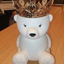 Bath And Works Glitter Bear Candle Holder 